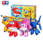 奥迪双钻（AULDEY）超级飞侠儿童玩具大变形机器人4只礼盒套装 儿童玩具男女孩生日礼物 DS710291