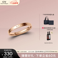 丹尼尔惠灵顿（DanielWellington）dw戒指时尚首饰玫瑰金对戒男女同款新年物送老婆DW00400023