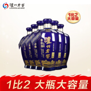 泸州老窖蓝花瓷 头曲 大瓶大容量 浓香型白酒 52度 1000ml 6瓶