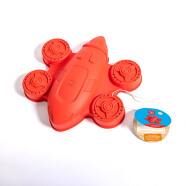 Hape儿童戏水玩沙玩具加厚红色沙滩宇宙飞船男孩玩具女孩礼物E4103