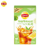 立顿（Lipton）半桔半柠低糖茶粉固体饮料  速溶冲饮果汁粉 10条装100g 