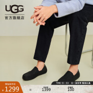 UGG春季男士一脚蹬懒人鞋豆豆鞋乐福鞋 1108189BLK | 黑色42