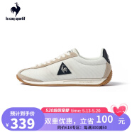 乐卡克（Le coq sportif）法国公鸡品牌春夏网布透气运动休闲鞋板鞋情侣男女鞋 棉花白 40 