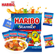 哈瑞宝（Haribo）土耳其进口水果软糖儿童果汁橡皮糖软糖星满贯口味200g