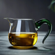 魔都玻璃公道杯加厚耐热泡茶日式功夫茶具茶漏套装茶滤分茶器ZP (加厚)280ML透明