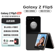 三星（SAMSUNG）Galaxy Z Flip5 掌心小巧随行大视野外屏 折叠手机 Z Flip5 云影灰 8GB+256GB 韩版【刷心系天下系统】
