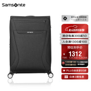 新秀丽（Samsonite）行李箱拉杆箱万向轮旅行箱托运箱便携商务TR7*09002黑色25英寸