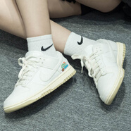 耐克（NIKE）休闲鞋女鞋2025冬季新款运动鞋Dunk Low复古低帮板鞋FD9924-311 FD0868-133白色 帆布鞋面 36
