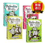 英文原版 棉花糖派巨星猫系列漫画4册 漫画插图 桥梁读物 初章小说 Marshmallow Pie the Cat Superstar1-4 英文版