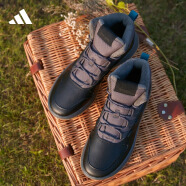 adidas FUSION STORM加绒保暖中帮运动鞋男子阿迪达斯官方 黑色/深灰色 44(270mm)