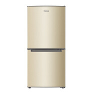 奥马家用双门冰箱 106升典雅金 小冰箱 迷你电冰箱 静音节能 典雅 标准BCD-106典雅金