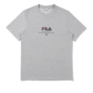 Fila  斐乐短袖T恤 夏季新款运动上衣  男女同款 百搭印花休闲T恤 2120-灰色 S/90（建议45-55kg）