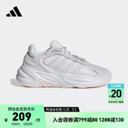 adidas OZELLE休闲跑步运动鞋女子阿迪达斯官方轻运动GX1728 灰色 37