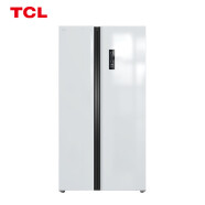 TCL 518升风冷无霜对开门双开门电冰箱 AAT负离子养鲜 隐形电脑控温 纤薄机身（芭蕾白）R518V3-S