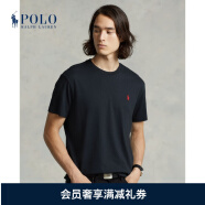 Polo Ralph Lauren 拉夫劳伦男装 经典款定制修身版型短袖T恤RL12050 001-黑色 L