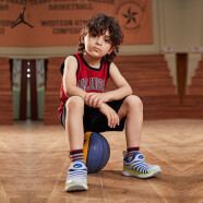 耐克婴童装男童背心套装Nike Air Jordan 夏季儿童篮球服男孩无袖T恤短裤套装