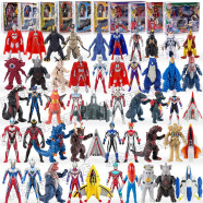 灵动创想 奥特曼玩具奥特曼套装玩具男孩儿童超人战士对战怪兽集合玩具 20奥特曼+24怪兽+6飞机组合