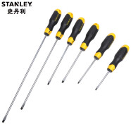 史丹利（Stanley）强力型一字螺丝刀平口起子带磁性家用改锥 单支 3x50mm STMT67264-8-23