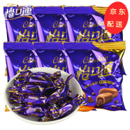 怡口莲（Cadbury） 怡口莲夹心太妃糖原味散装喜字糖果结婚庆小零食糖果批发 原味巧克力6袋