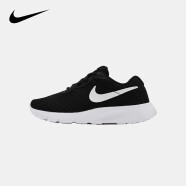 耐克（Nike）童鞋2021夏男女小童TANJUN休闲轻便运动鞋818382-011黑/白色28码