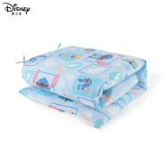 迪士尼（Disney）婴儿卡通盖被空调被芯春春秋棉宝宝被子幼儿园床褥子床垫柔软厚夏 蓝史迪Z(可拆被套) M