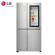 LG 643升超大容量对开门冰箱 风冷无霜 线性变频 门中门 敲一敲透视窗 钛空银 GR-Q2473PSA