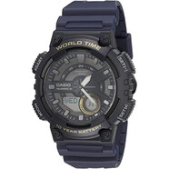 卡西欧（CASIO） 手表男腕表AEQ-110BW休闲运动学生情侣手表 生活防水 10年电池 AEQ110W-2AVCF