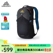 GREGORY格里高利 新款NANO运动旅行 男女户外背包 旅行通勤双肩包20L NANO-20L-黑色