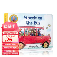 英文原版经典儿歌童谣 wheels on the bus 公车上的轮子廖彩杏书单推荐启蒙纸板书送音频