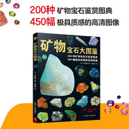 矿物宝石大图鉴 200种矿物宝石鉴赏图典 矿物与宝石的知识和图鉴宝石收藏爱好者的书籍珍稀矿石物图谱实用寻宝图鉴京东超级618