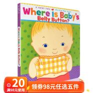 英文原版 Where Is Baby's Belly Button 宝宝的肚脐在哪里 纸板书送音频