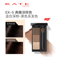 KATE/凯朵立体造型三色眉粉盘女防水防汗鼻影修容眉笔持久不脱色 EX-5