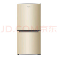 奥马(Homa) 106升典雅金 双门直冷冰箱 静音节能 小冰箱 迷你电冰箱 BCD_106金属金色两门 475x510x1130