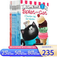 I Can Read 英文原版 汪培珽书单推荐 啪嗒猫系列 Splat The Cat 20册 儿童分级阅读 4-8岁  Level 1-2