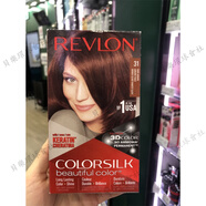 露华浓香港代购美国露华浓Revlon丽然染发剂遮盖白发持久3Dcolorsilk #31 棕红色