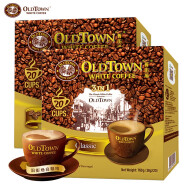马来西亚进口 旧街场（OLDTOWN）白咖啡原味 三合一速溶咖啡冲调饮品1520g(38g*40条)盒装