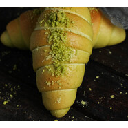 清晨里 日式斑斓海盐牛角面包可颂餐包早餐代餐低G卡脂下午茶甜点心零食 斑斓海盐牛角包（2枚） 60g