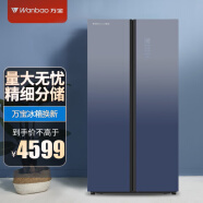 万宝（Wanbao）BCD-645WPCE645升对开门双门一级能效节能大容量智能变频净味线下冰箱