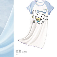 儿童冰丝莫代尔睡衣裙小孩夏季超薄款三丽鸥中大童连衣裙女童睡裙 ST11319玉贵狗 140 【童16码】身高135-145CM斤