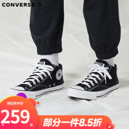 匡威（Converse）ALL star 经典休闲鞋情侣鞋中帮帆布鞋男女鞋学生运动鞋加厚保暖 A00811C 黑色 36/3.5