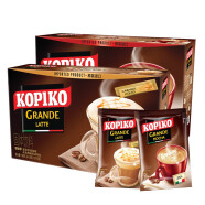 KOPIKO可比可速溶咖啡粉饮料三合一印尼进口24包/盒 拿铁+摩卡