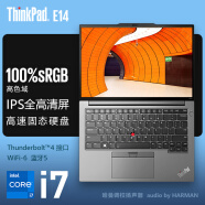 ThinkPad联想ThinkPad E14酷睿版 14英寸i5/i7轻薄便携高性能商务办公学生网课笔记本电脑 i7-1260P 高色域 核显 银色 16G内存 512G固态 定制