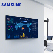 三星（SAMSUNG） 55英寸4K超薄壁挂广告机商场宣传可拼接屏幕商用显示器监视器展厅海报横竖屏分屏