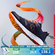 乔丹 男鞋运动鞋减震轻便跑步鞋 XM1560239 黑色/闪亮橘 42