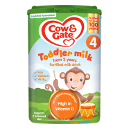 牛栏（Cow&Gate）爱尔兰原装进口 儿童配方奶粉 4段(2-3岁) 800g 母婴店