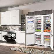 海信（Hisense）对开门全嵌入式冰箱内嵌橱柜镶嵌隐藏超薄橱柜定制智能无霜双循环制冷 全嵌：双台冰箱+洗碗机