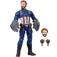 孩之宝（Hasbro） 漫威 传奇公仔 高约15cm 关节可动 模型手办 美国队长 F0185无限传奇