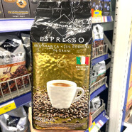 瑞吧（RIOBA）金装咖啡豆1kg袋80%阿拉比卡意大利原装进口中深烘焙上海超市代购