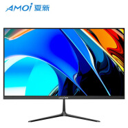 夏新（Amoi） 曲面电脑显示器超薄高清家用办公游戏液晶监控直播便携显示屏幕 22英寸【直面 全面屏 支持壁挂】黑色