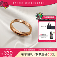 丹尼尔惠灵顿（DanielWellington）dw戒指女情侣戒指玫瑰金对戒生日礼物送老婆DW00400018